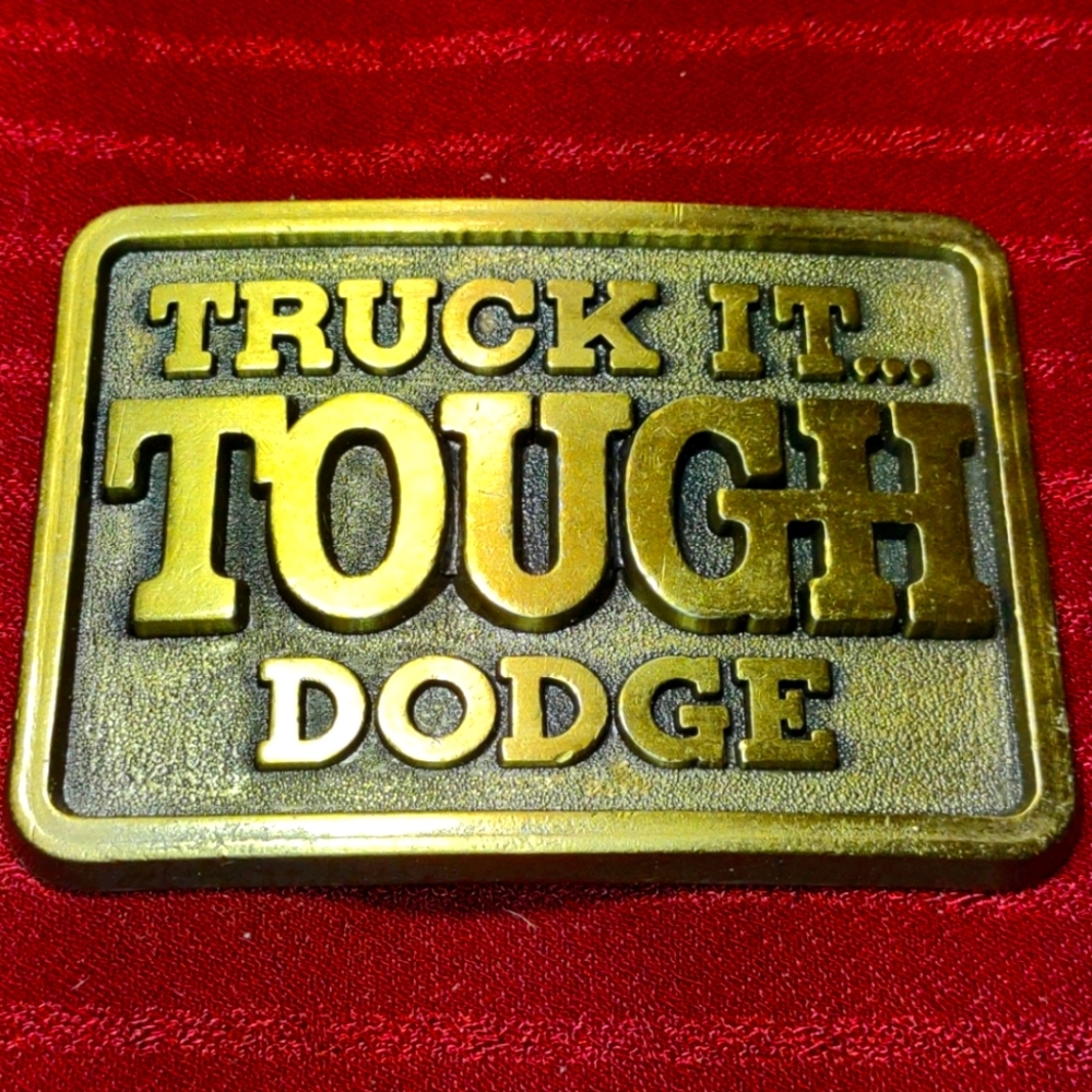 Truck it tough Dodge belt buckle